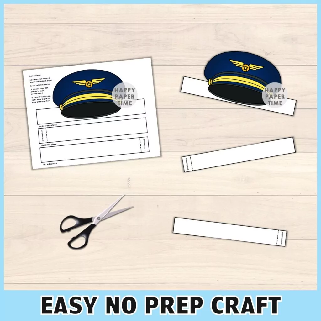 Baseball Cap Easy Paper Hats To Make Pirate Hat Craft Pirate Paper