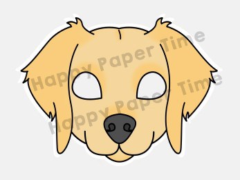 dog paper mask