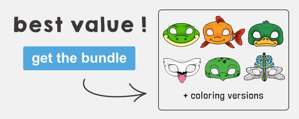 free-fish-mask-printable-paper-costume-kids-crafts-happy-paper-time for Free Printable Fish Mask Template FREE fish mask printable paper costume - Kids crafts - Happy Paper Time for Free Printable Fish Mask Template