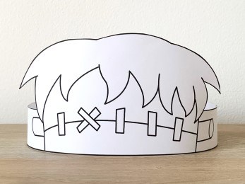 Paper Crown Craft for Kids - Taming Little Monsters