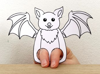 Vampire Bat Finger Puppet 